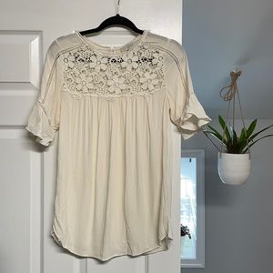 LOFT Mixed Media Top